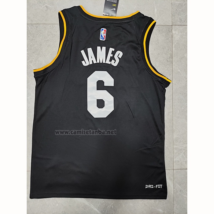 Camiseta Los Angeles Lakers LeBron James #6 Select Series 2022 Negro